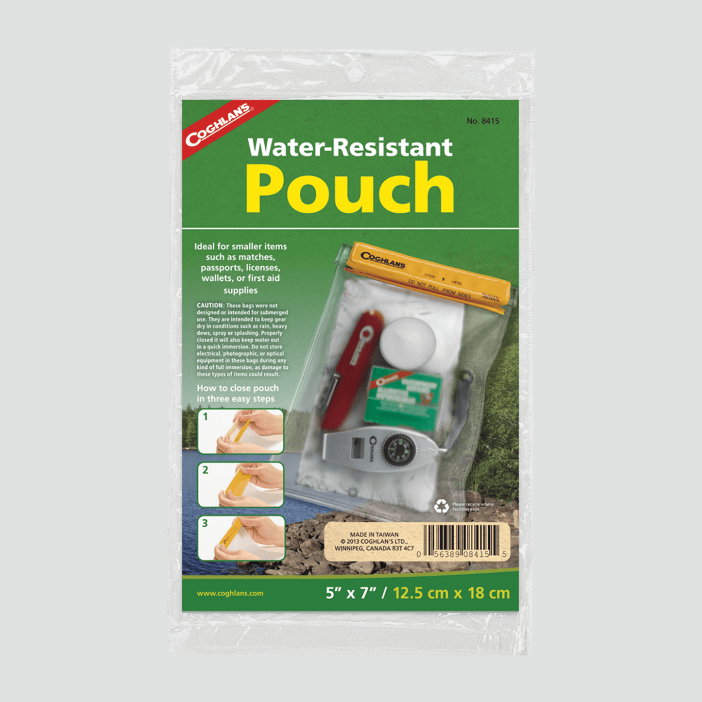 5"x7" water resistant pouch