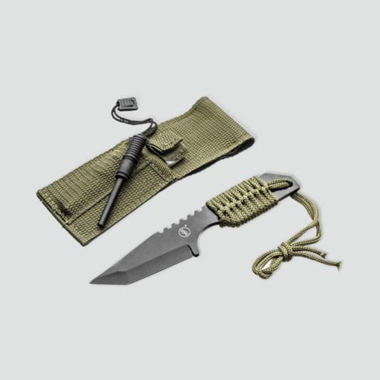 7 inch Hunting Knife Set with flint 