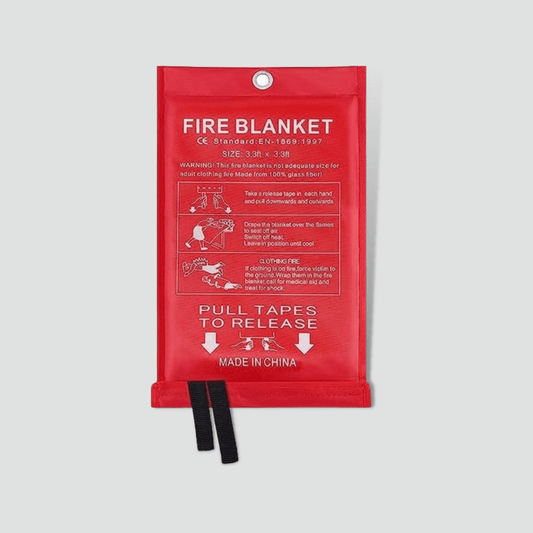 Red 8.5" x 12.9" premium fire blanket