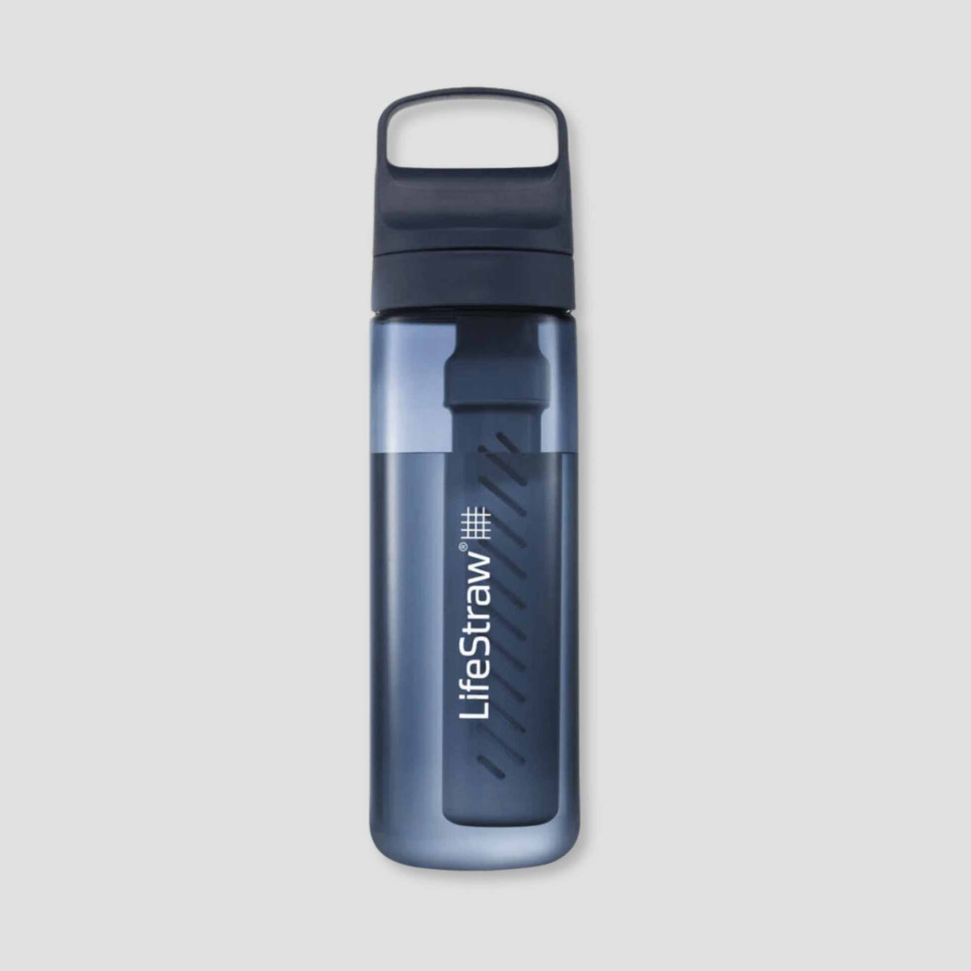 22oz LifeStraw Go Water Bottle with filter in blue