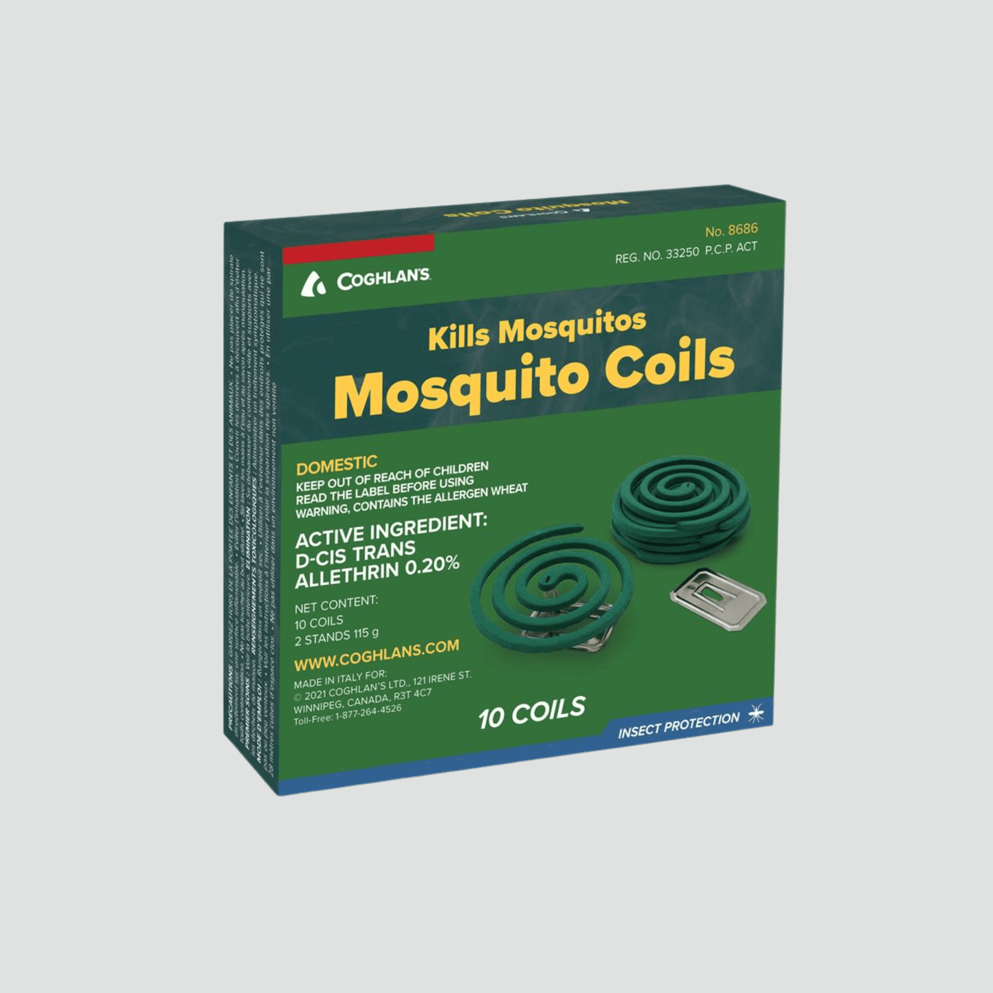 10 Mosquito coils in one package.