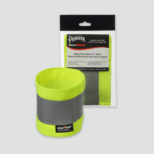 Bright Yellow Reflective Arm Bands