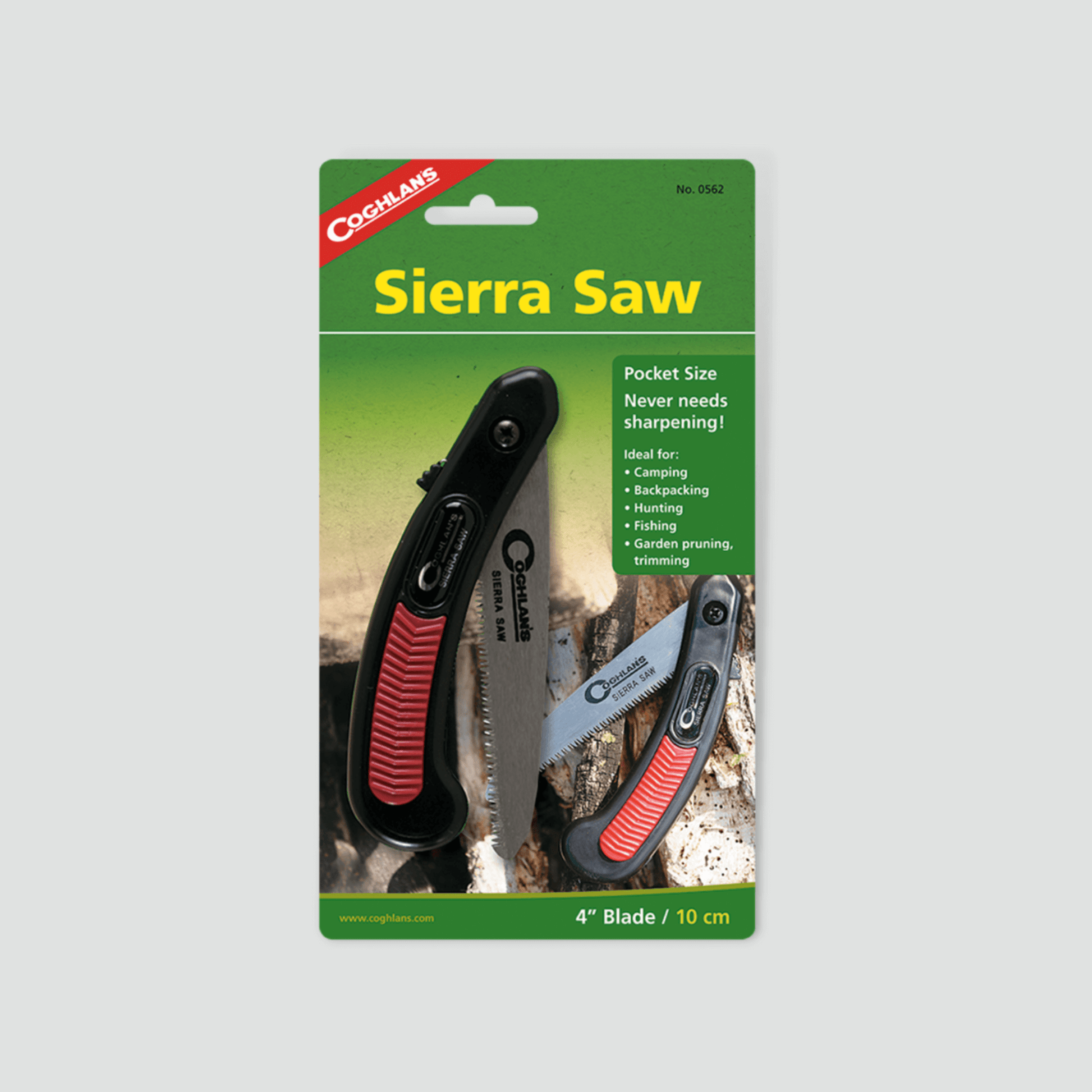 Folding pocket Sierra saw for outdoor use.