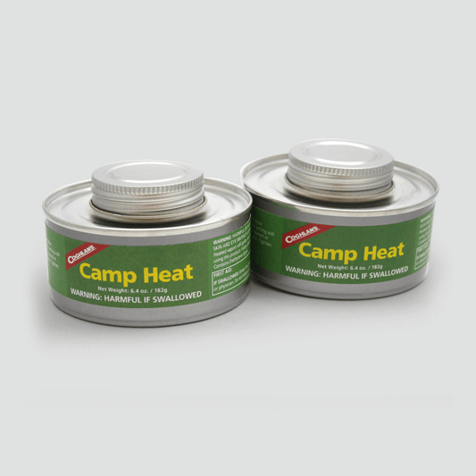 Cook outdoors with Camp Heat cans