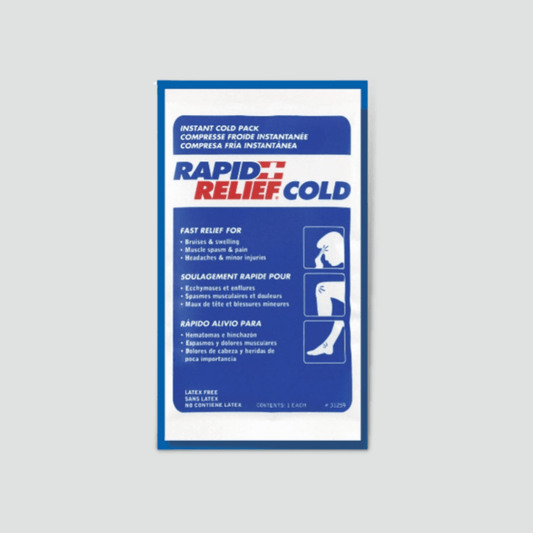 Instant cold pack for injuries.