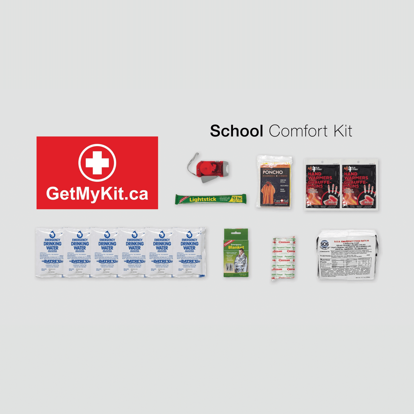 kids emergency supplies school comfort kit