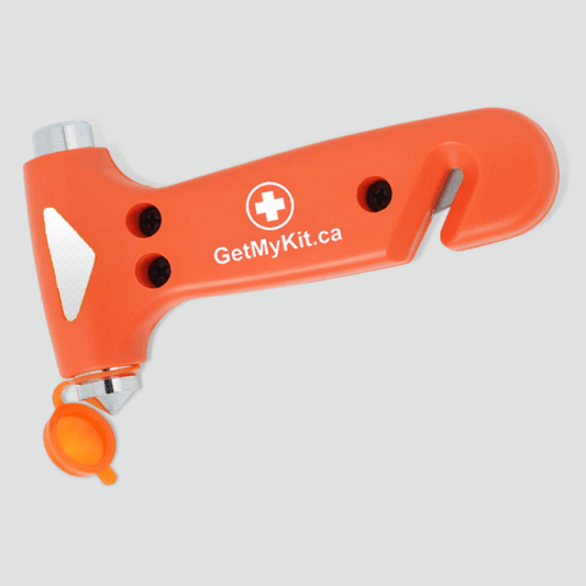 Safety hammer and seatbelt cutter, must have for vehicle safety.